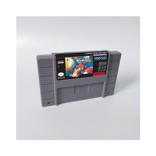 Micro Machines or Micro machines 2 Turbo tournament - Action Game Card US Version English Language