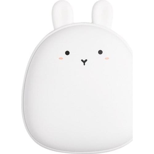 4000mAh Winter Mini Hand Warmer Portable Cute Cartoon Hands Warmer USB Rechargeable Mobile Power Double-sided Quick Heating
