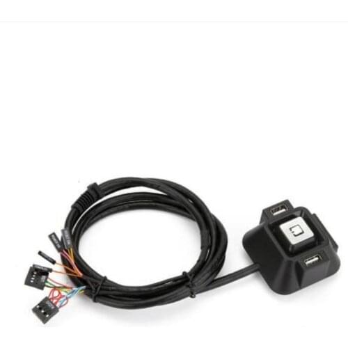Korea styleDesktop PC Remote Controller Restart Computer power Switch PCI-E Mode usb on off switch Button with 2 USB ports
