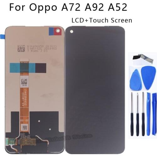 Original For Oppo A52 A72 A92 CPH2069 CPH2067 LCD Display Touch Screen Glass panel Digitizer Assembly Repair kit For Oppo A52