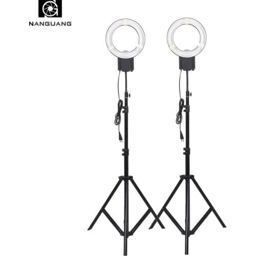 2PCS/set 5400K 28W Fluorescent Ring Lamp NG-28C+200cm Tripod Stand for Camera Photo Studio Video Lighting Photography Ring Light