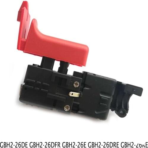 1pc Drill Switch For Bosch GBH2-26de GBH2-26dfr GBH 2-26e GBH2-26dre GBH2-26 re