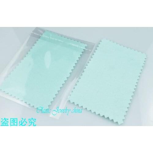 Opp bag packing flannelette Silver cleaning cloth silver polishing cloth 10x6cm 200PCS/lot MIX