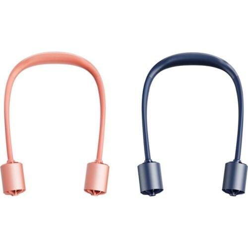 Portable Neck Fan Cooling Hanging Neck Fan USB Rechargeable Fan For Sports Outdoor Travel Adjustable Wind 3 Speed