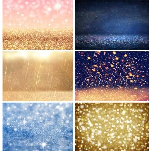 SHENGYONGBAO Art Fabric Bokeh Photography Backdrops Glitter Light Spot Photo Background Studio Photocalls Props 21318 GBT-73
