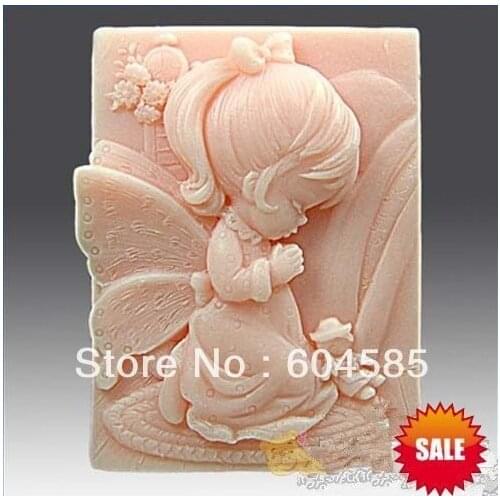 A angel Craft Art Silicone Soap mold Craft Molds DIY