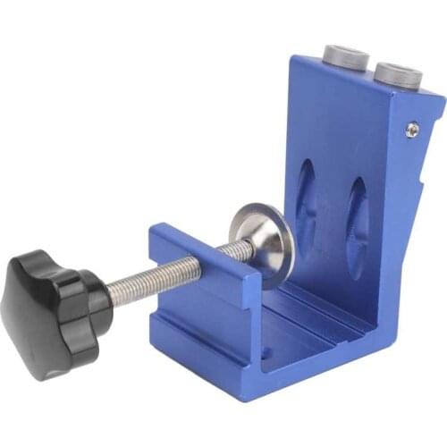 Oblique Hole Locator 2-Hole Pocket Woodworking Positioning Tools Jig System 10mm-35mm Hand Tools Oblique Hole Fixture