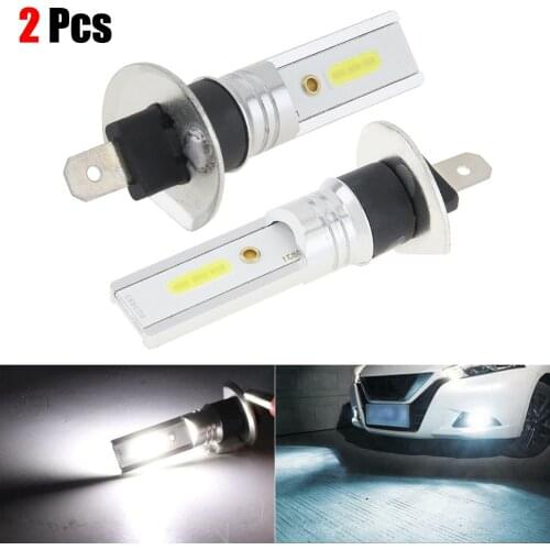 2pcs H1 Led Headlight Bulbs COB Hi/Lo Beam Driving Light Lamp Bulb White 6500K Fast delivery Dropshipping