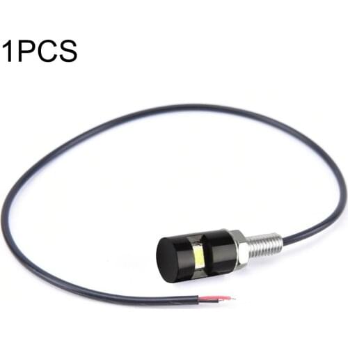 Universal 1PC 12V 2 pcs LED SMD Motorcycle Car Number License Plate Bolt Screw Light Lamp For Car & Motorcycle