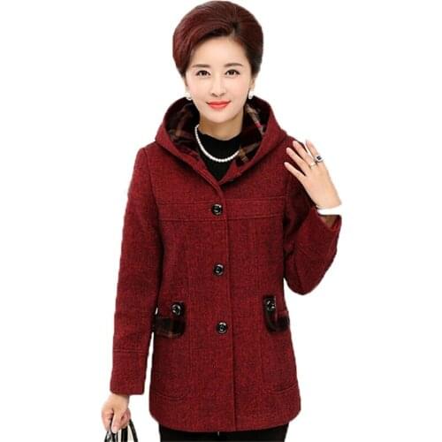 XLMJDZGS Women's Hooded Coats