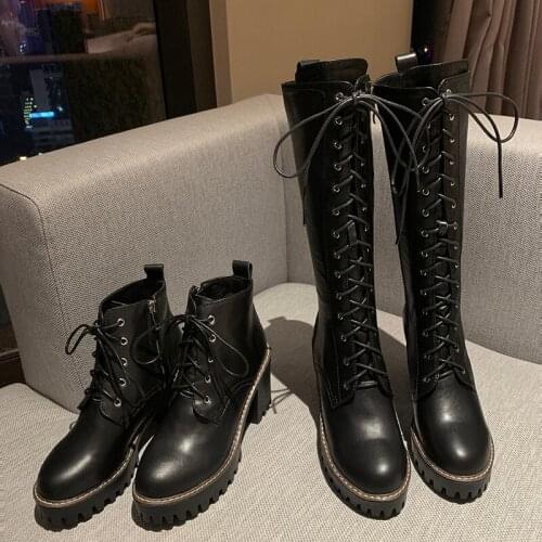 Boots Women Knee High Boots Party Dancing Shoes Woman Genuine Leather High Heels Autumn Winter Fashion Riding Boots