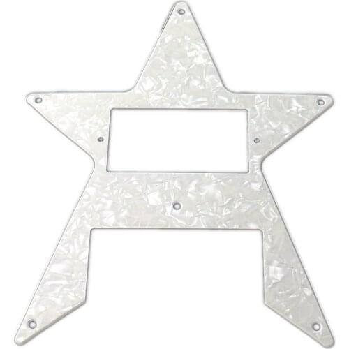 1pcs Star/Starfish Shape White Pearl 3 Ply Electric Guitar Pickguard Scratch Plate
