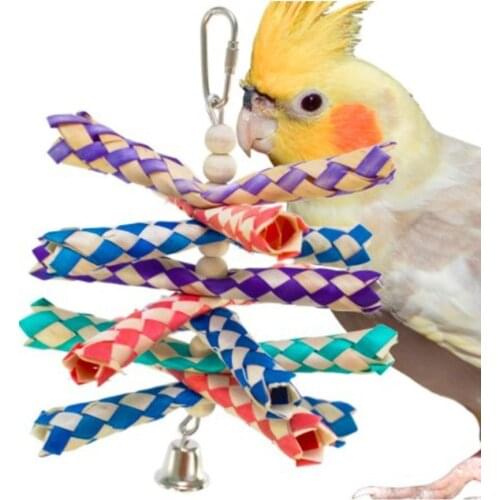 1pcs Chews Toy For Pet Bird Parrot Parakeet Cockatiels Conure Lovebird Bites Cages Toys