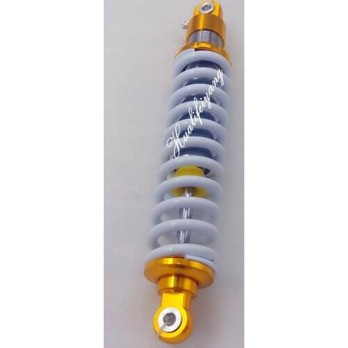10mm spring new 370mm Rear Shock Absorber for /CCFYAMAHA HONDA SUZUKI QUAD DIRTBIKE ATV colour white&gold