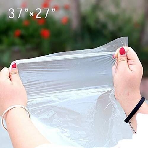 100 Pcs Rabbit Cage Liners Disposable Large Plastic Mat Films for Bunny Guinea Pigs Chinchillas Rats Hamsters Hedgehogs