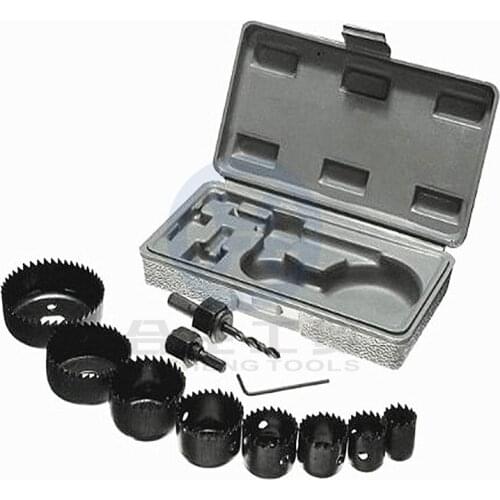 11pc 19mm-64mm Hole Saw Gypsum Board Hole Opener Ceiling Hole Drill Set