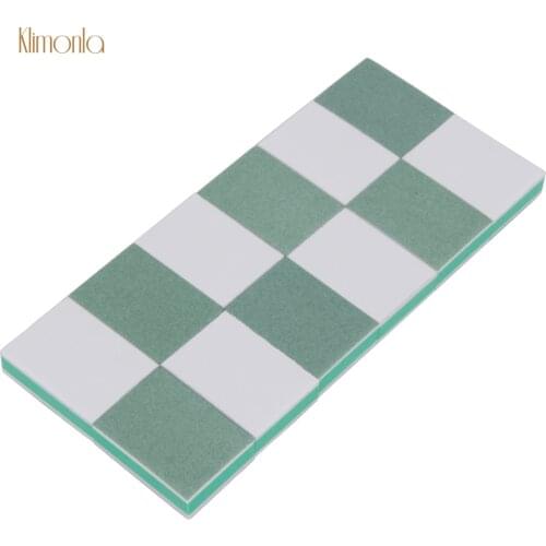 20pcs/lot Mini Green Nail Buffer Sponge Blocks Professional Nail File Disposable Gel Polish Pedicure Manicure Nail Salon Tools