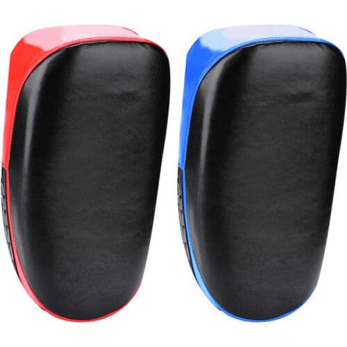 Muay Thai Punching Kicking Pad Kids Adult Sanda Boxing Kicking Curve Pad Hand Feet Target Taekwondo Punching Training Equipment