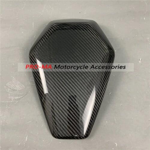 Motorcycle Rear seat hump cover in Carbon Fiber For Kawasaki ninjia ZX 10R 2016 2017 2018 2019 Twill glossy weave