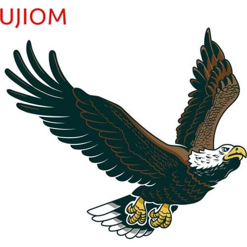 UJIOM American Wild Eagle Decor Poster Decals Waterproof Home Decoration Living Room Decor Vinyl Wall Stickers Wallpaper