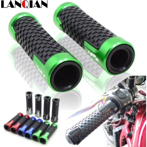For Kawasaki HP2 7/8''22MM Motorcycle Handlebar Grips Hand Bar Grips HP2 EnduRo Megamoto SPORT 2005-2011 2008 2009 2010 Parts