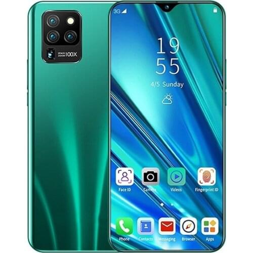 Water Drop Screen 6.26" Smartphone 3G WCDMA 1G+16G Quad Core Face ID Fingerprint Two Camera Dual Sim MTK6582 Android 4.4 S30pro