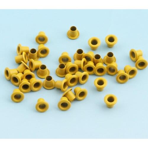 Mini Grommet Eyelets 200-500pcs 2mm(hole)Yellow Eyelets Grommets for Sewing Clothes Leathercraft Canvas Hardware Shoe eyelets