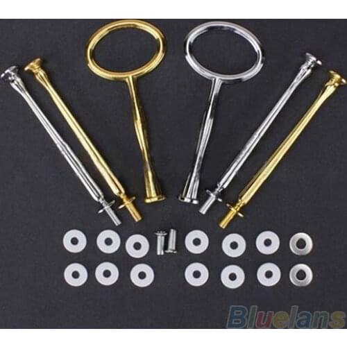 Multi-Style 2 Or 3 Tier Plate Handle Fitting Hardware Rod Tool Cake Plate Stand
