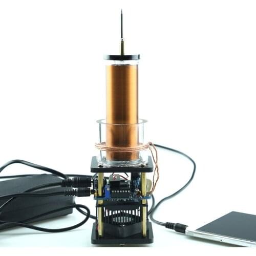 High Power Small Integrated pll sstc State Music, Tesla Coil Finished, Man-made L ightning, Tesla, Arc sing