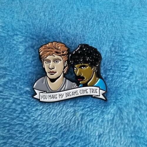 Hall and Oates Lapel Pin Badge