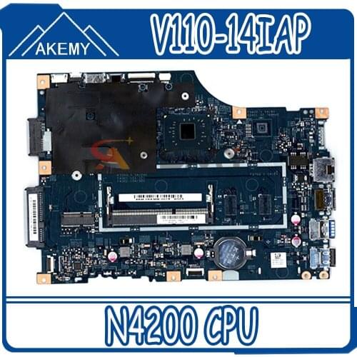 New MB For Lenovo V110-14IAP Laptop motherboard with N4200 CPU FRU: 5B20M44688 15270-1 motherboard DDR3 100% tested fully work