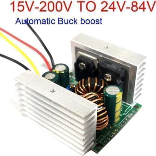 DYKB DC-DC automatic Buck boost Converter 15V-200V 96V 84V 72V 60v 48v 36v TO 24V-84V Step-UP/ down Voltage Regulated Power