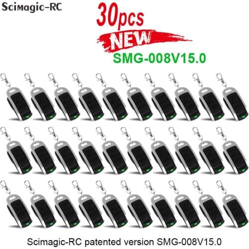 30pcs IPX5 Duplicator Copy 280-868 MHz Automatic Cloning Remote Control Command Opener Key Fob For Garage Gate Door