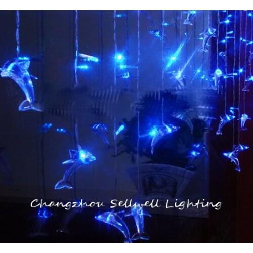 2020 Navidad Christmas Tree Decorations New!led Crafts Light Wedding Celebration Showcase Decoration 108 Pcs Dolphin Lamp H280