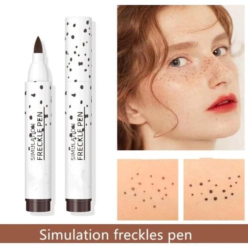 Fake Freckles Pen Simulation freckles pen New Fashion Freckle Patches Gorgeous Freckle One-time freckles makeup