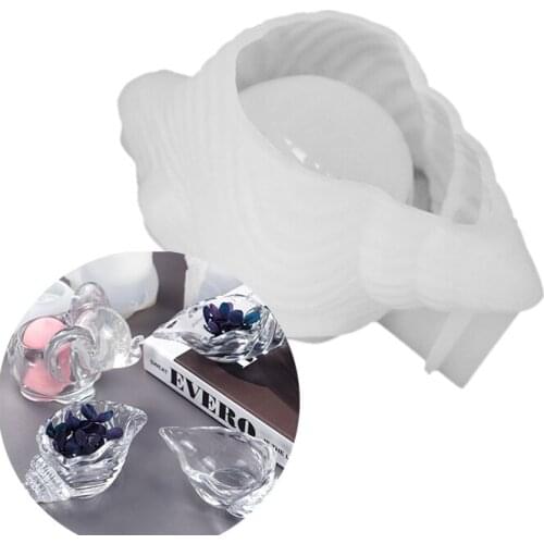 DIY Elephant/Shell Ashtray Epoxy Resin Mold Jewelry Plate Casting Mold Jewelry Making Tools Cosmetic Storage Decoration Room