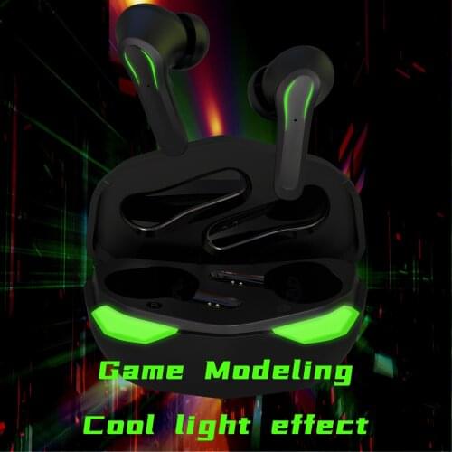 JS17 TWS In-Ear Noise Cancelling No Delay Gaming Wireless Bluetooth Headset Charging Box Earbuds With Mic For Phone