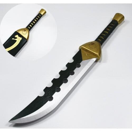 [Funny] 58cm Seven Deadly Sins Meliodas Demon Sword knife Lostvayne Cosplay Replica Prop Child adult Costume party toy gift