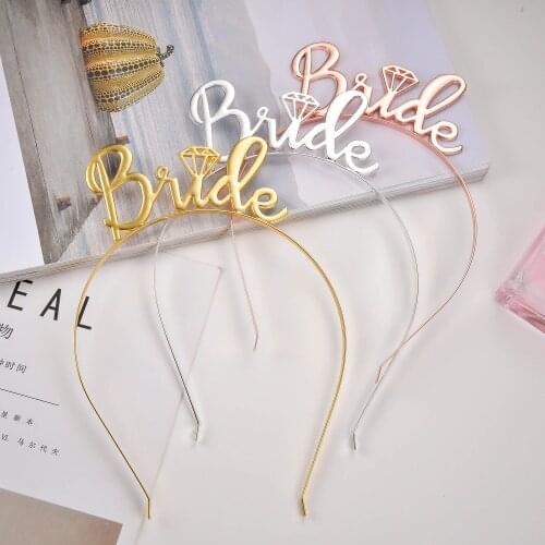 Bride To Be Party Bride Hair Band Decoration Bachelorette Party Bridal Shower Decoration Supplies