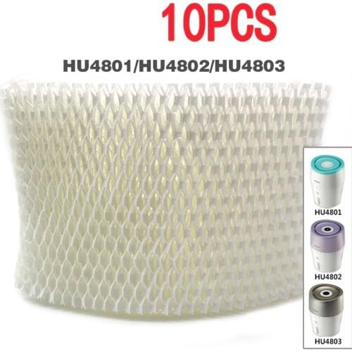 10pcs replacement HU4102 humidifier filters,Filter bacteria and scale for Philips HU4801 HU4802 HU4803 Humidifier Parts