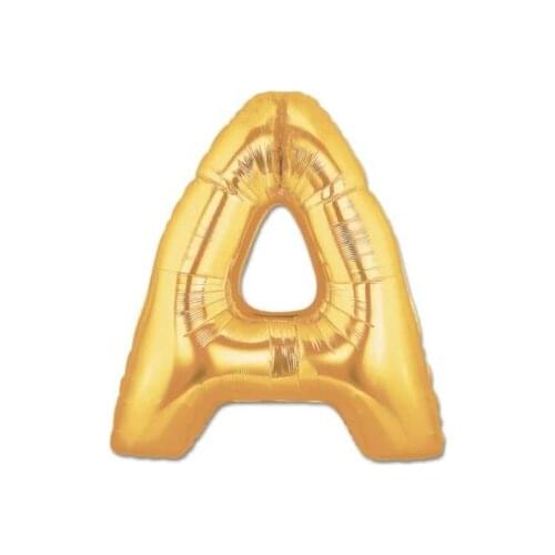 A Letter Foil Balloon Gold Color 40 Inches 431620936