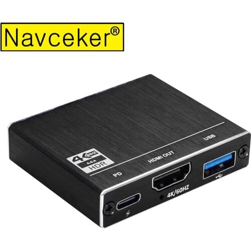 2020 100 W PD USB 3.1 Type C USB C to HDMI Adapter 4K 60Hz HDMI 2.0 USB C to HDMI Type C USB 3.1 HUB Converter for MacBook Pro