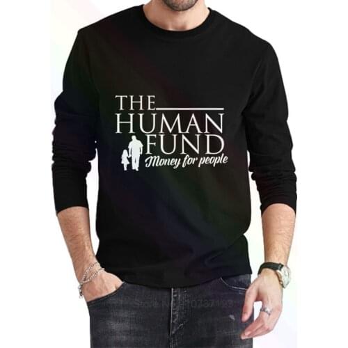 Human Fund George Costanza Seinfeld Logo T-Shirt 2021 Newest Summer Mens Long Sleeve Popular Tees Shirt Tops Novel Unisex