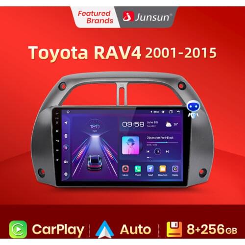 Junsun V1 pro 2G+32G Android 10 For Toyota RAV4 RAV 4 2001 - 2015 Car Radio Multimedia Video Player Navigation GPS 2 din dvd