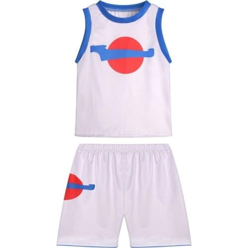 Movie Cosplay Costumes LOLA Bunny Basketball Team Jersey Stitched Number Tops Sports Uniform anime cosplay halloween
