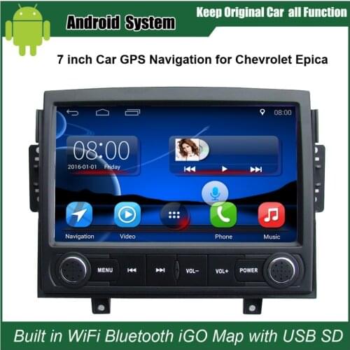 Upgraded Original Android Car Radio Player Suit to Chevrolet Epica 2006-2010 Car Video Player Built in WiFi GPS Bluetooth