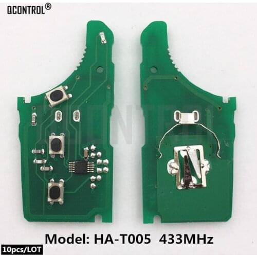QCONTROL Car Remote Key Electronic Circuit Board for KIA HA-T005 CE 0678 433MHz Transmitter ASSY 433-EU-TP Control