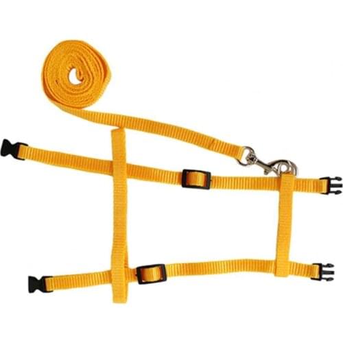 Adjustable Soft Polyester Small Pet Rabbit Harness Leash Guinea Pig Lead Rope Small Animal Supplies Products