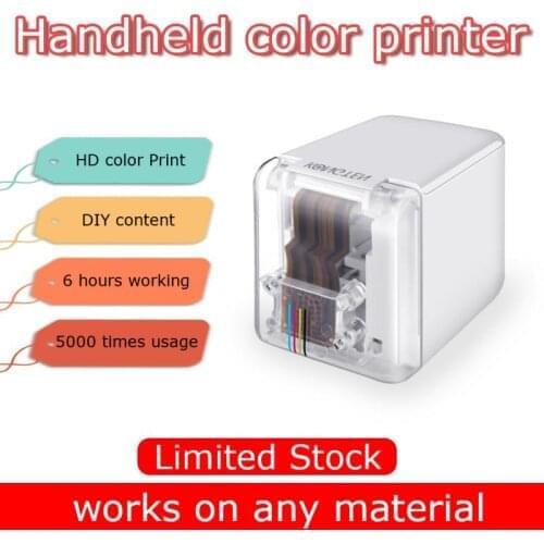 Handheld inkjet mini portable printer, ios Android APP,WIFI tattoo logo bar code DIY marker mobile color printer #R40