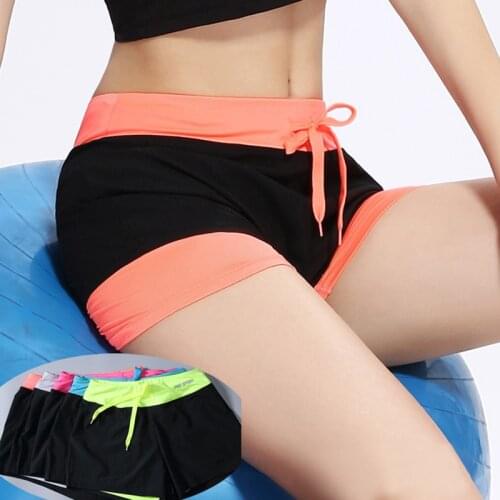 Women Shorts Summer Breathable Elastic Waist Fitness Running Shorts Gym Sports Workout Women Sexy Shorts